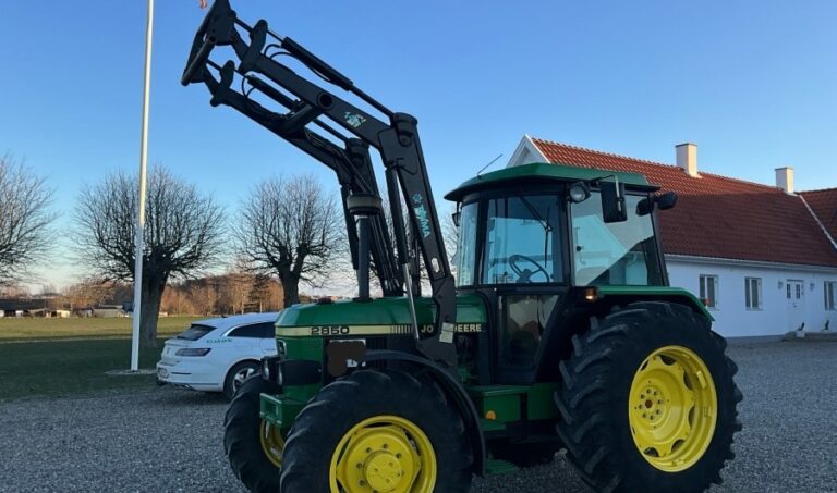 John Deere 2850 avec chargeur