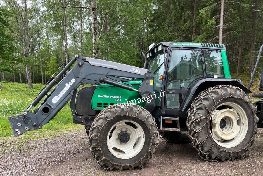 Valtra Valmet 6650 avec chargeur